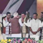 मुख्यमंत्री धामी पटना (बिहार) में नवनिर्वाचित सरकार के शपथ ग्रहण समारोह में हुए सम्मिलित