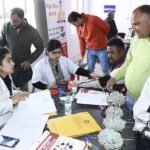 मुख्यमंत्री धामी के निर्देश पर हल्द्वानी मीडिया सेंटर में पत्रकारों हेतु लगाया गया निःशुल्क स्वास्थ्य शिविर, स्वस्थ पत्रकार, सशक्त लोकतंत्र की पहचान–मुख्यमंत्री