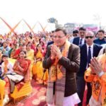 मुख्यमंत्री धामी ने बालावाला देहरादून में विराट हिन्दू सम्मेलन में किया प्रतिभाग