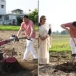 मुख्यमंत्री धामी ने खेत में चलाया टिलर, पारंपरिक कृषि और जैविक खेती को बढ़ावा देने का दिया संदेश