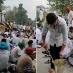 उत्तराखंड में किसानों ने सड़क पर लगाया लंगर, चार सूत्रीय मांगों को लेकर हल्ला बोल